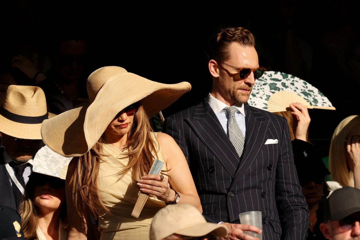 Jennifer Lopez and Tom Hiddleston attend Wimbledon finals
