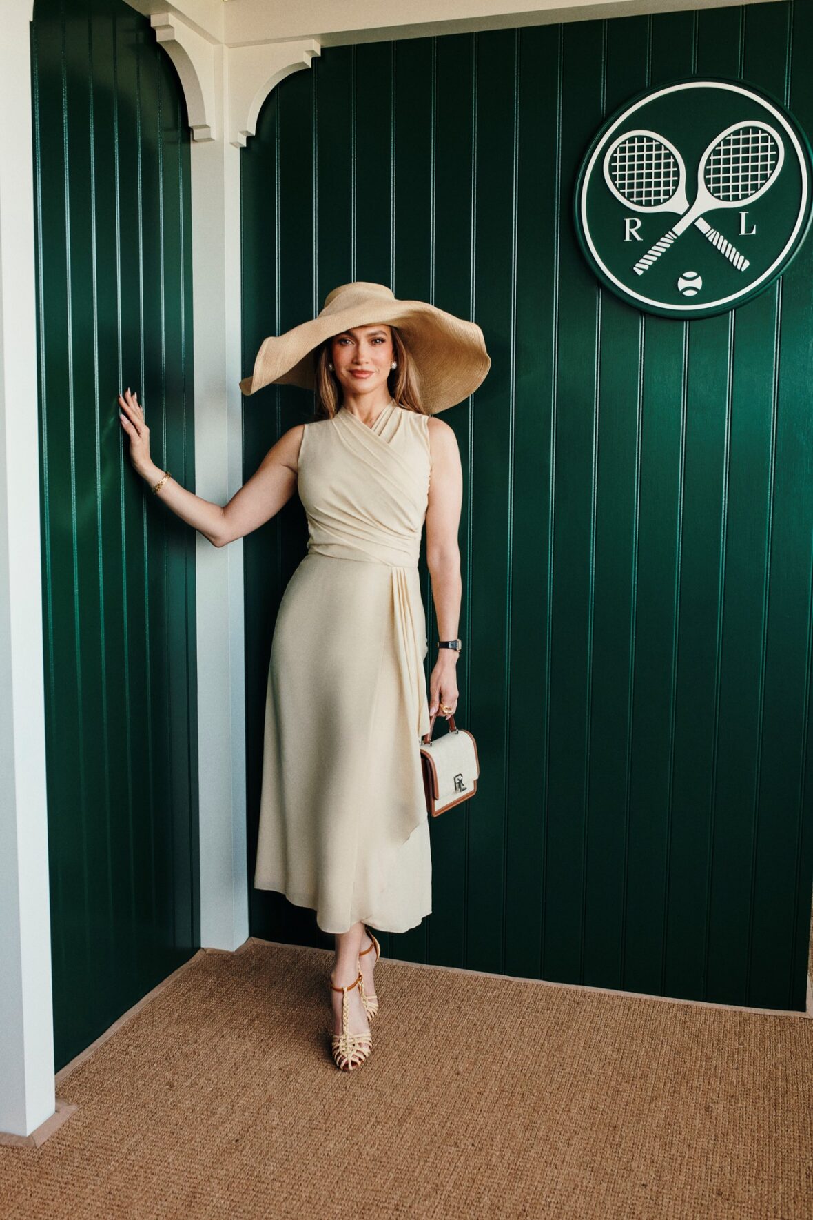 Jennifer Lopez visits The Polo Bar by Ralph Lauren at Centre Court at Wimbledon