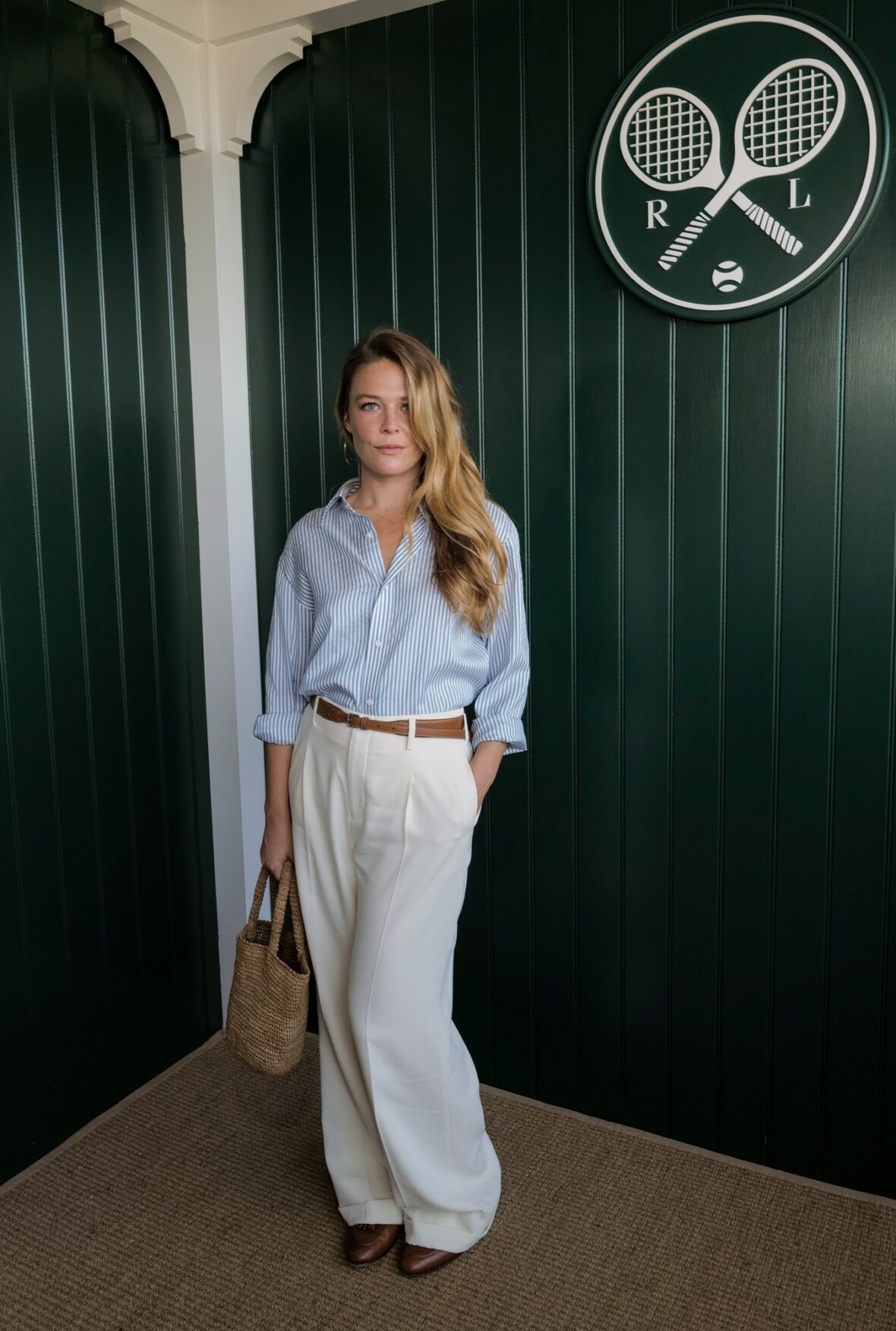 Maggie Rogers visits The Polo Bar by Ralph Lauren at Centre Court at Wimbledon