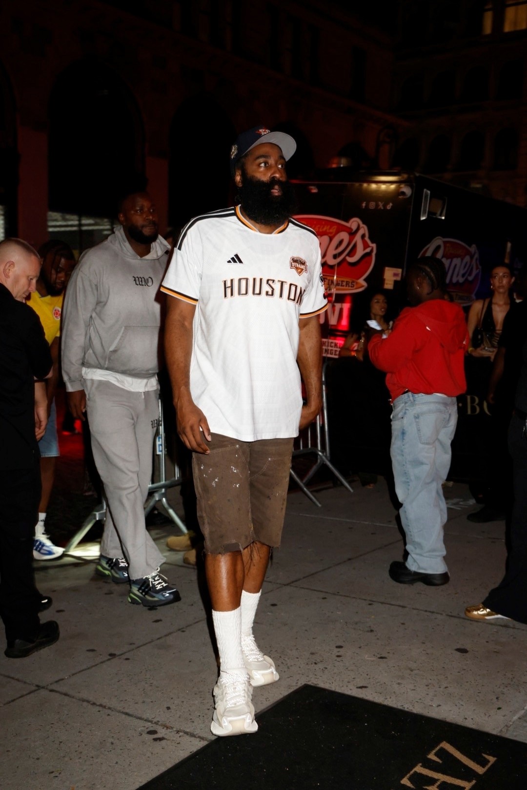 James Harden attends Raising Cane's party in NYC