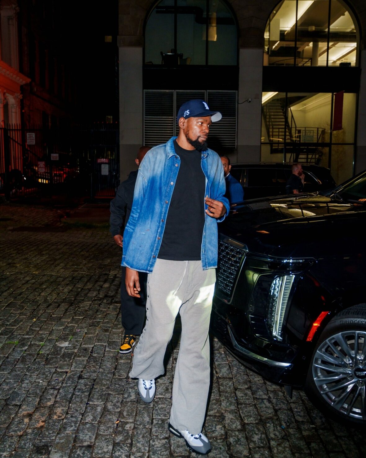 Kevin Durant attends Raising Cane's party in NYC
