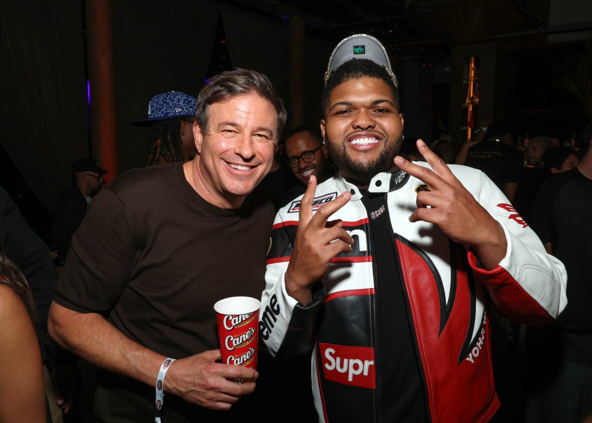 Druski attends Raising Cane's party in NYC