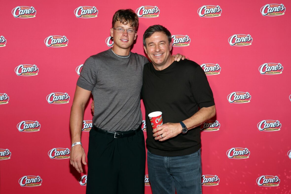 Joe Burrow attends Raising Cane's party in NYC