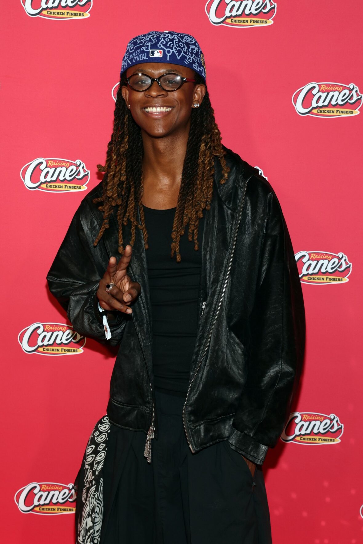 Myles O'Neal attends Raising Cane's party in NYC