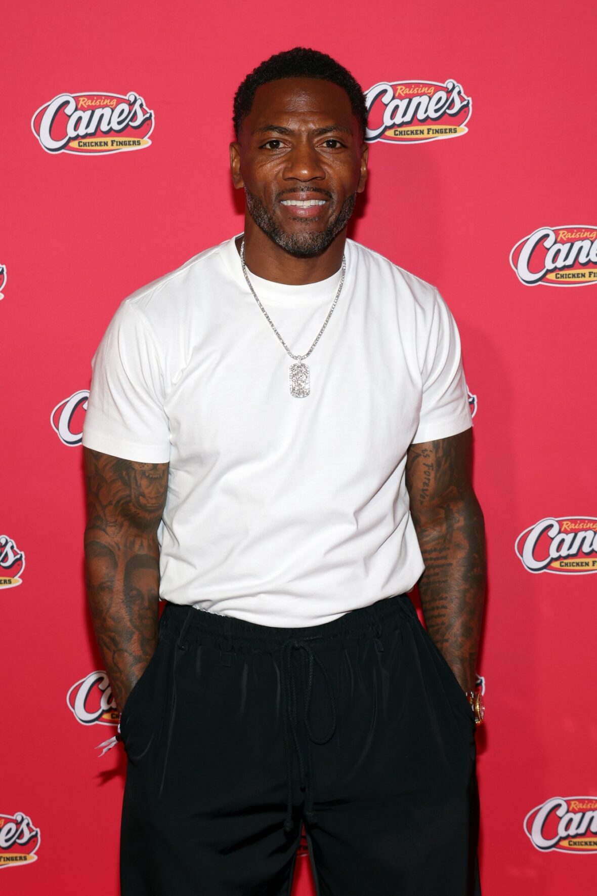 Ryan Clark attends Raising Cane's party in NYC