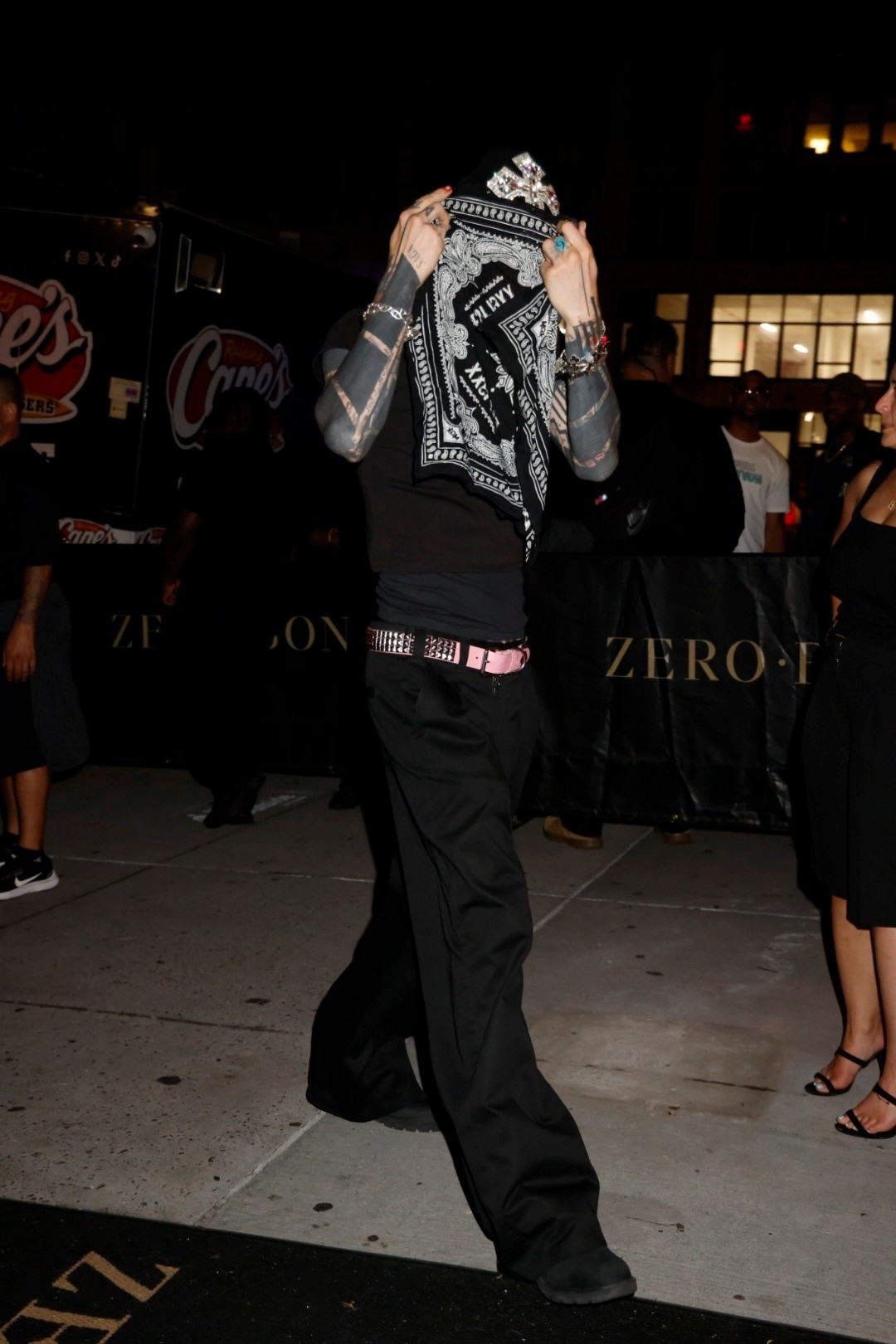 Machine Gun Kelly attends Raising Cane's party in NYC