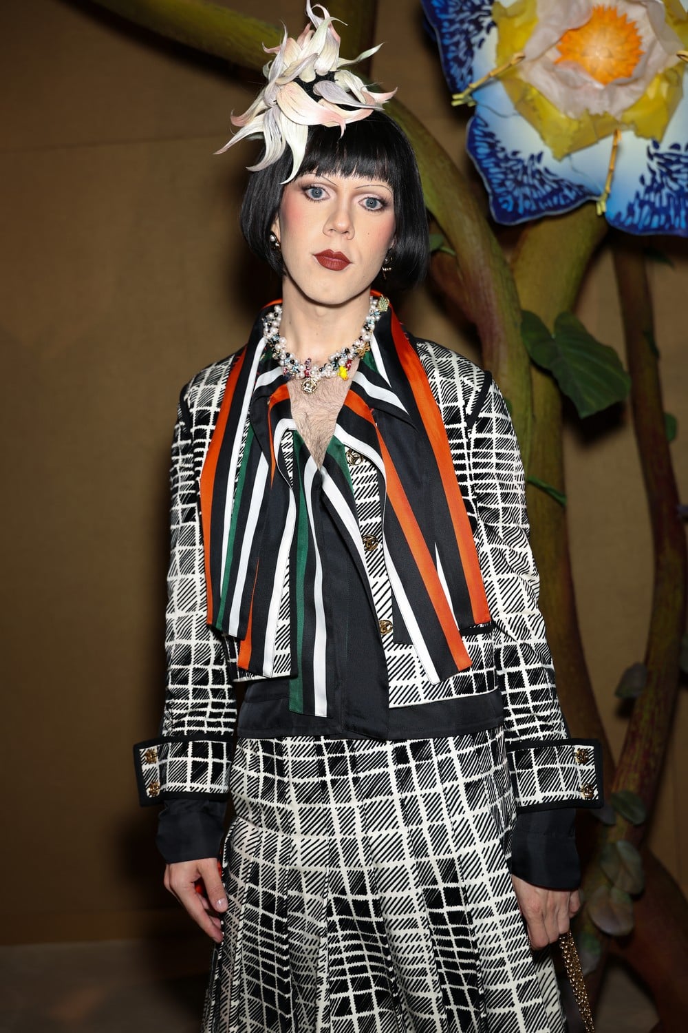 Guests at the Chanel fashion show on July 7, 2026