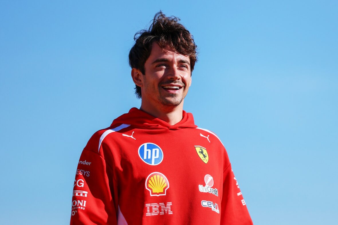 Charles Leclerc at Silverstone Circuit