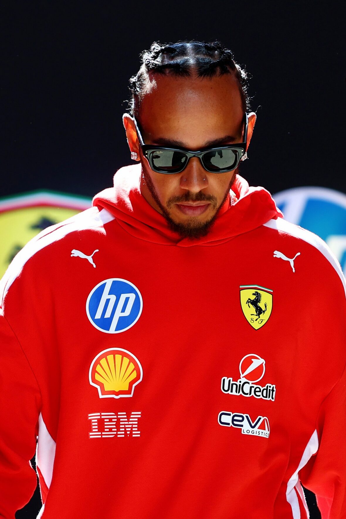 Lewis Hamilton at Silverstone Circuit