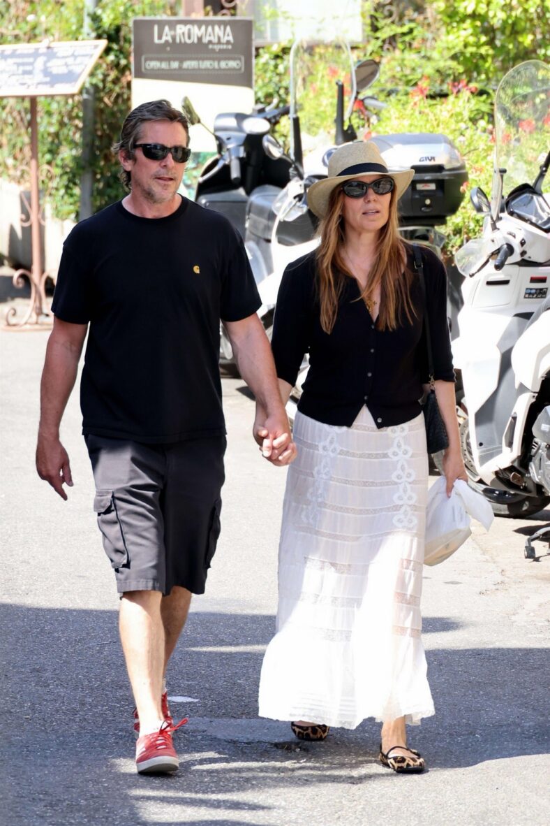 Christian Bale vacations in Sicily