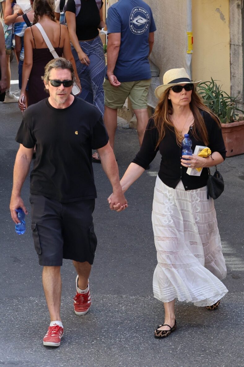 Christian Bale vacations in Sicily