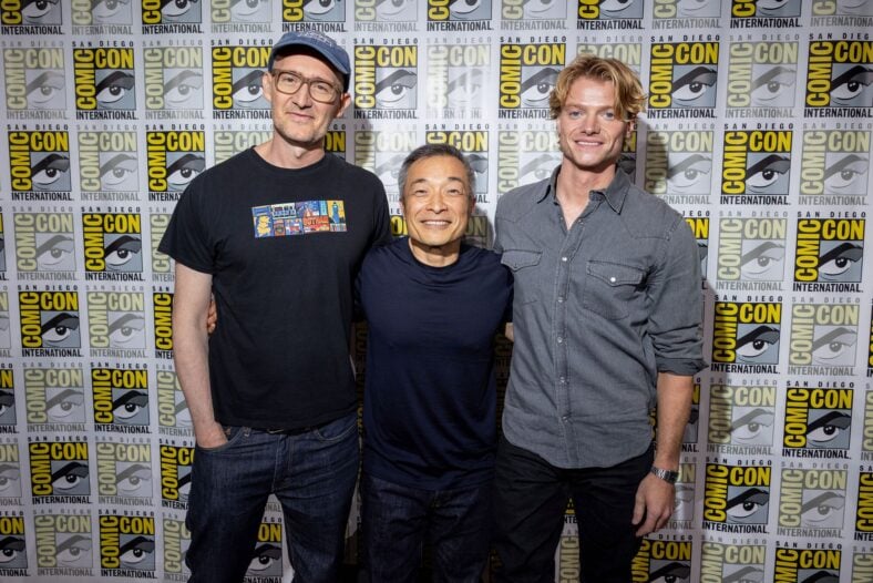 Tom Rhys Harries at Clayface panel at Comic-Con