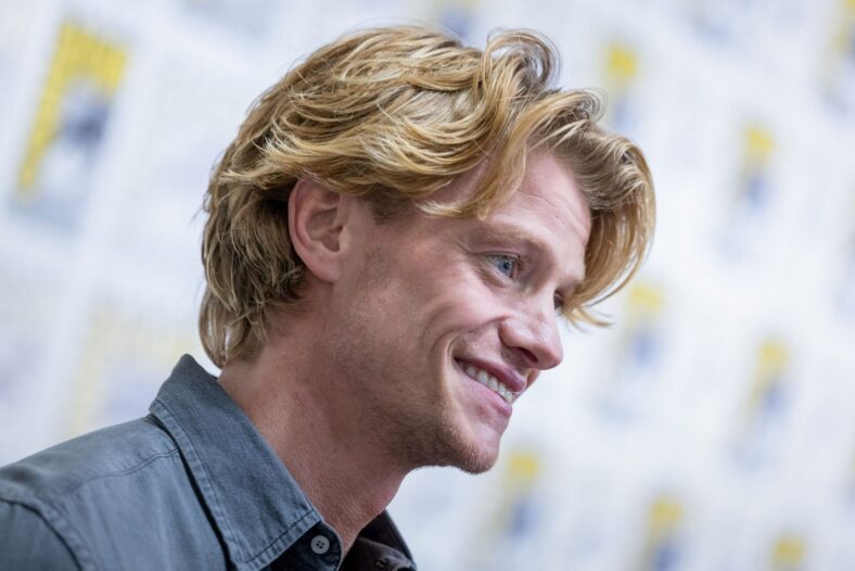 Tom Rhys Harries at Clayface panel at Comic-Con
