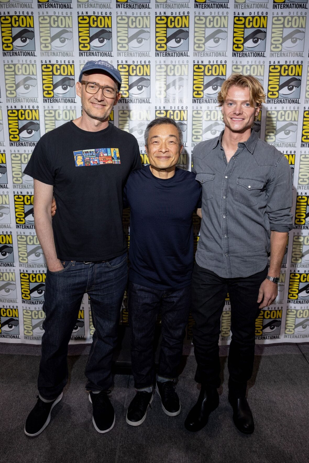 Tom Rhys Harries at Clayface panel at Comic-Con