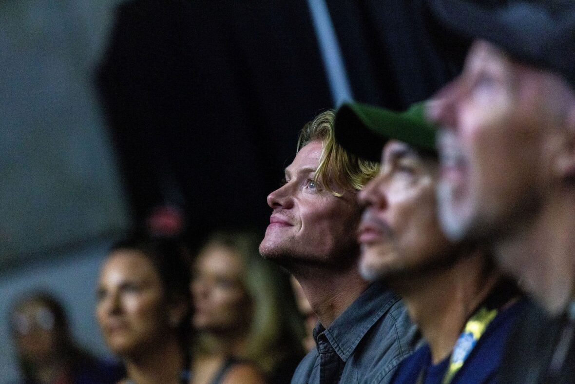 Tom Rhys Harries at Clayface panel at Comic-Con