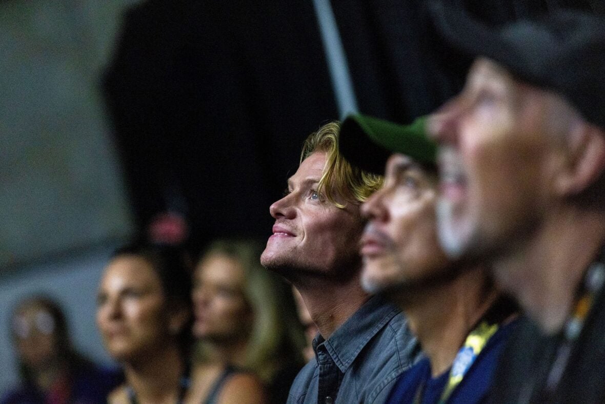 Tom Rhys Harries at Clayface panel at Comic-Con