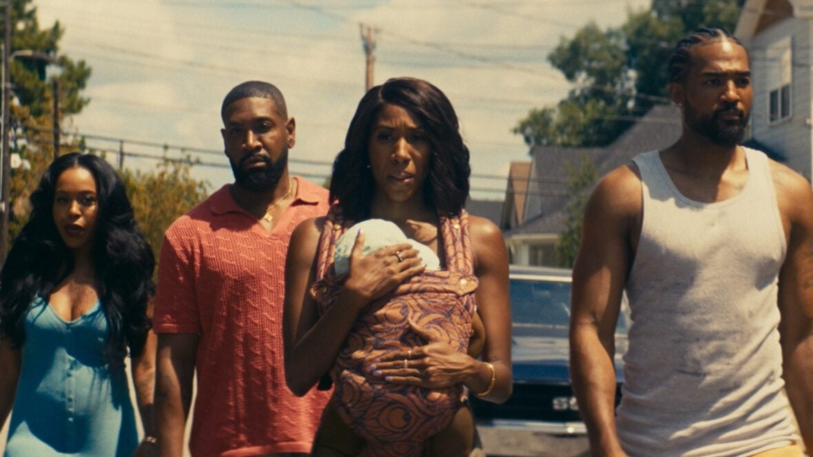 Still of Dominique Perry, Bryan Terrell Clark, Diarra Kilpatrick, and Shannon Wallace in Diarra From Detroit season 2