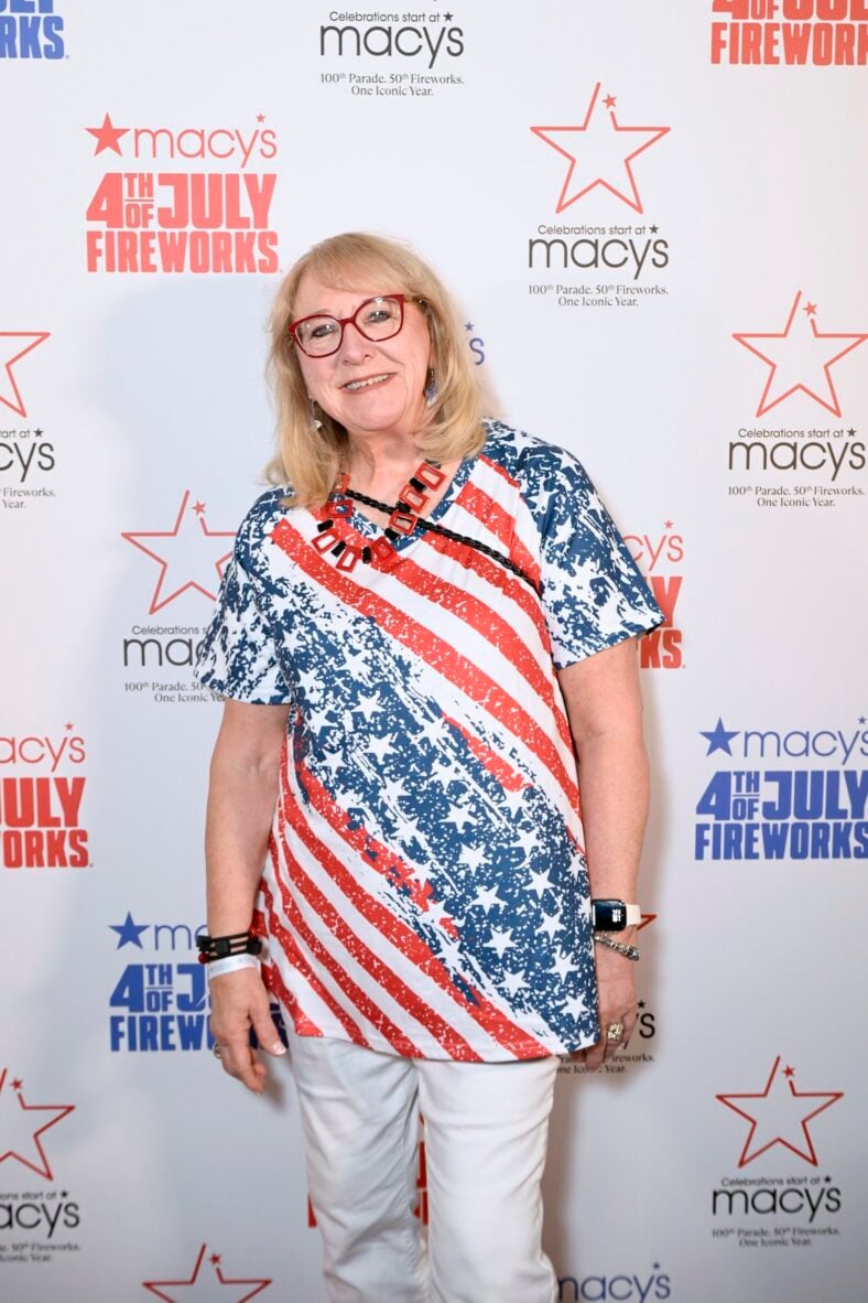 Donna Kelce at Fourth of July for Macy's