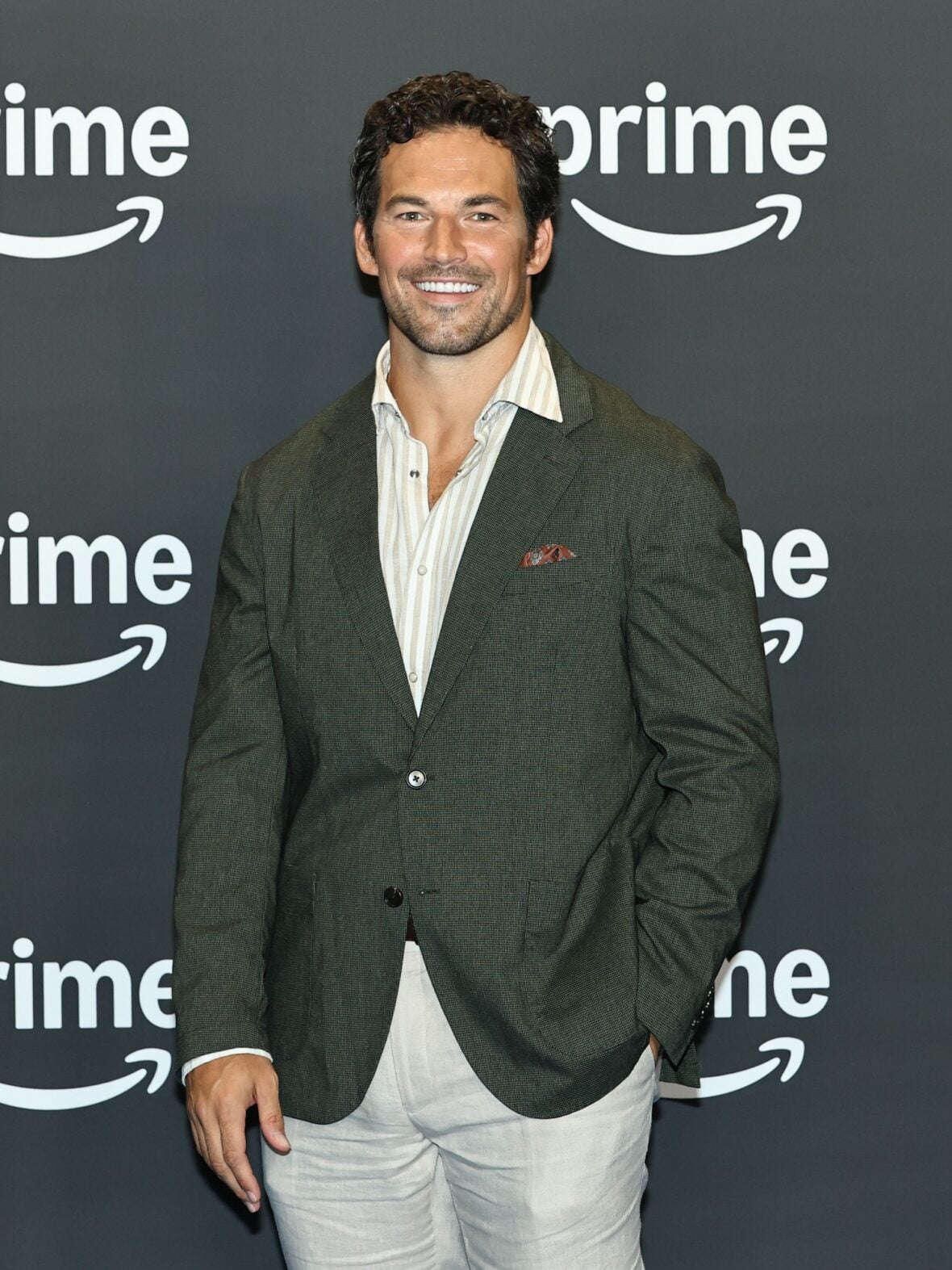 Michele Morrone and Giacomo Gianniotti at Prime Video event