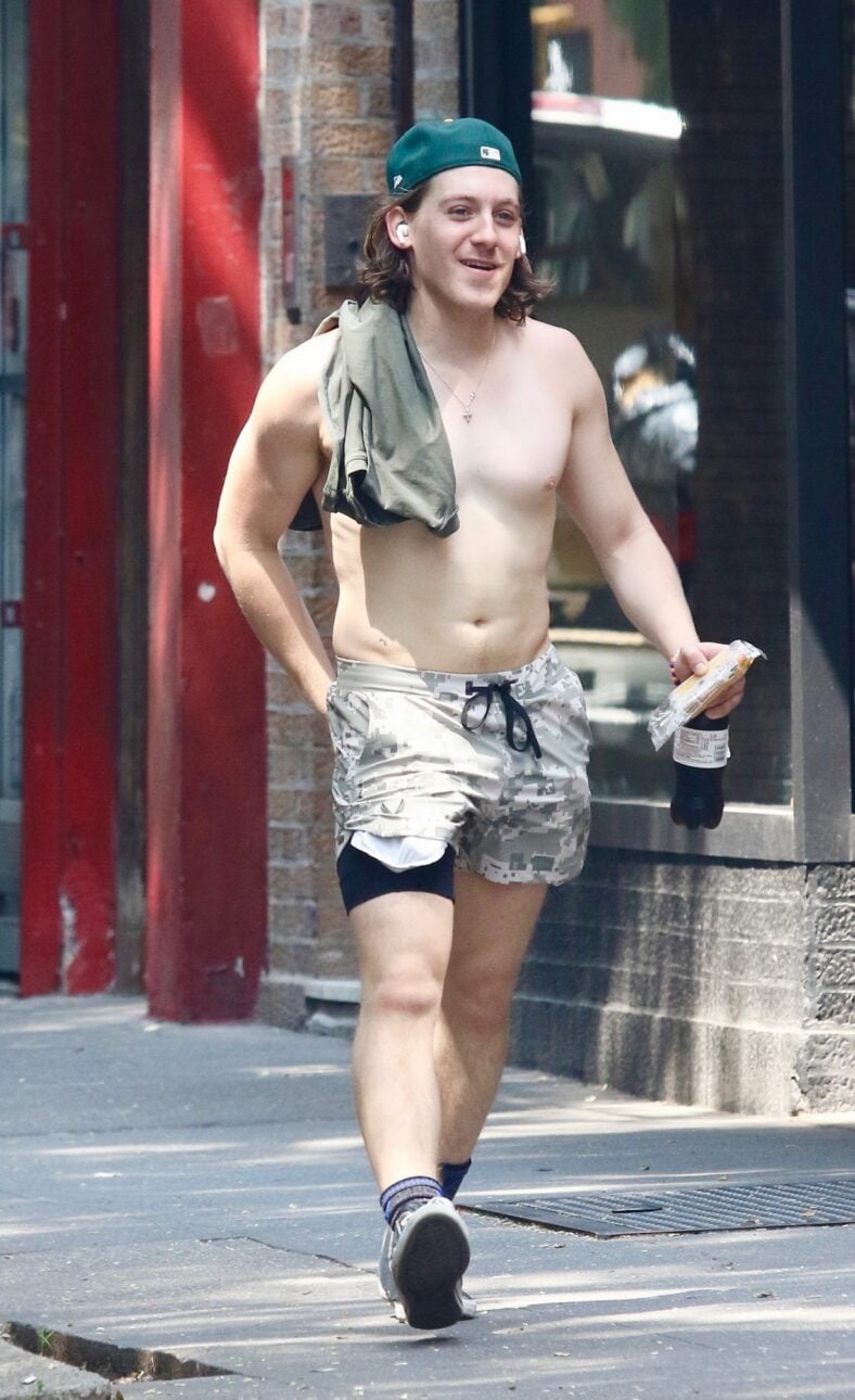 James Wilkie Broderick wraps NYC workout