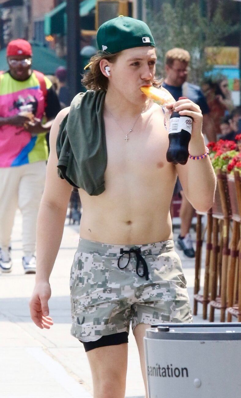 James Wilkie Broderick wraps NYC workout