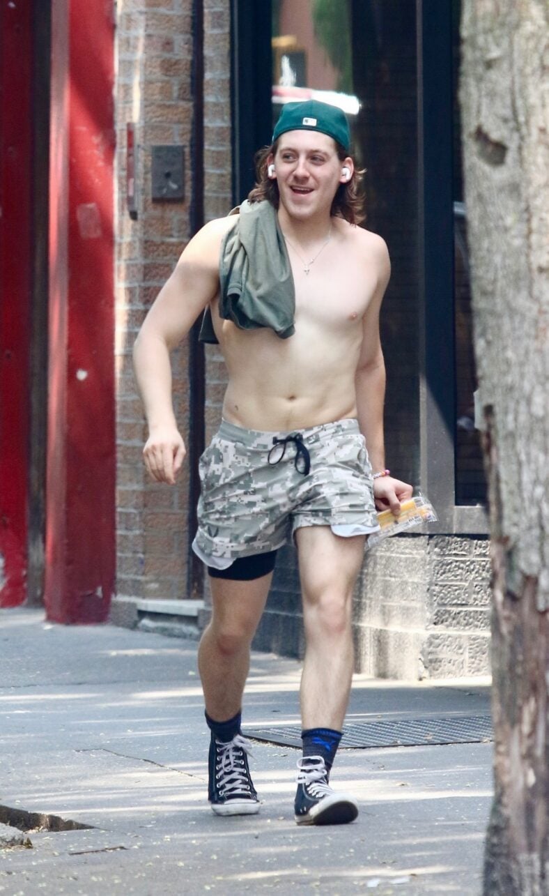 James Wilkie Broderick wraps NYC workout