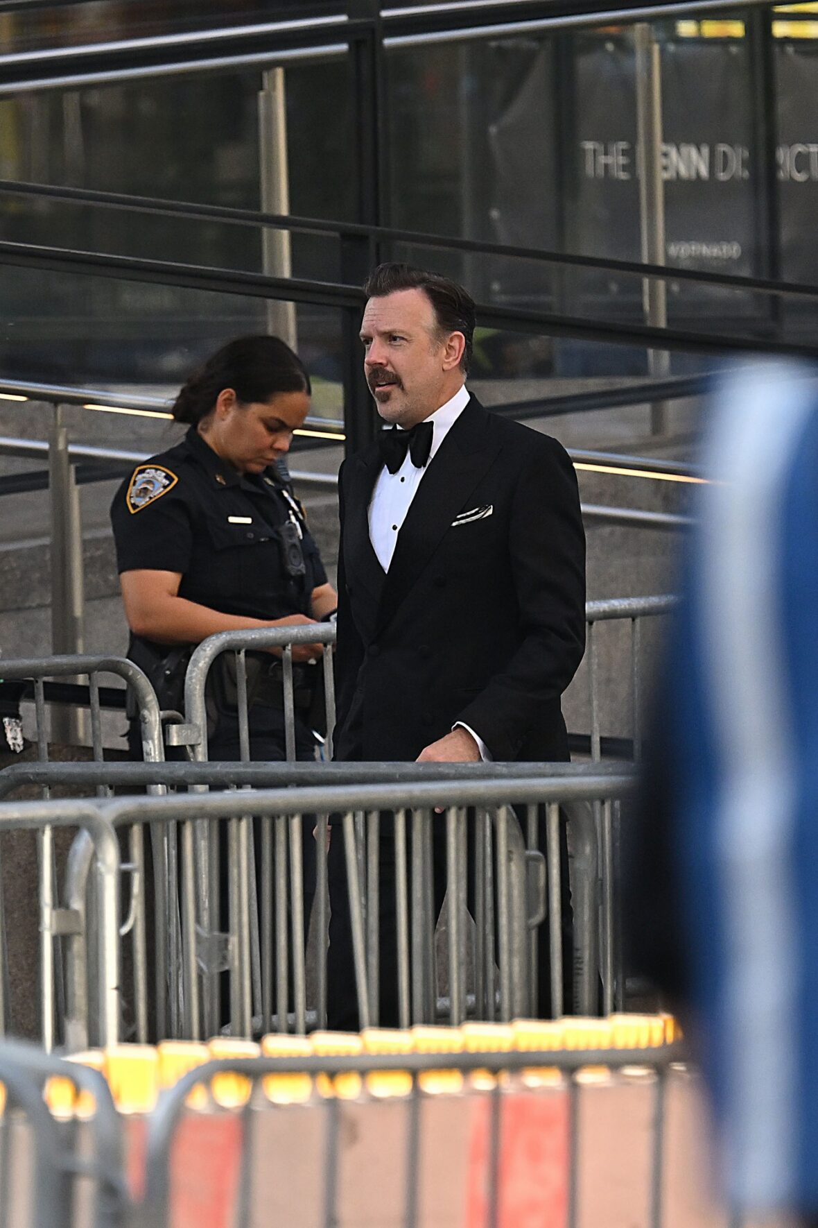 Jason Sudeikis arrives at Madison Square Garden