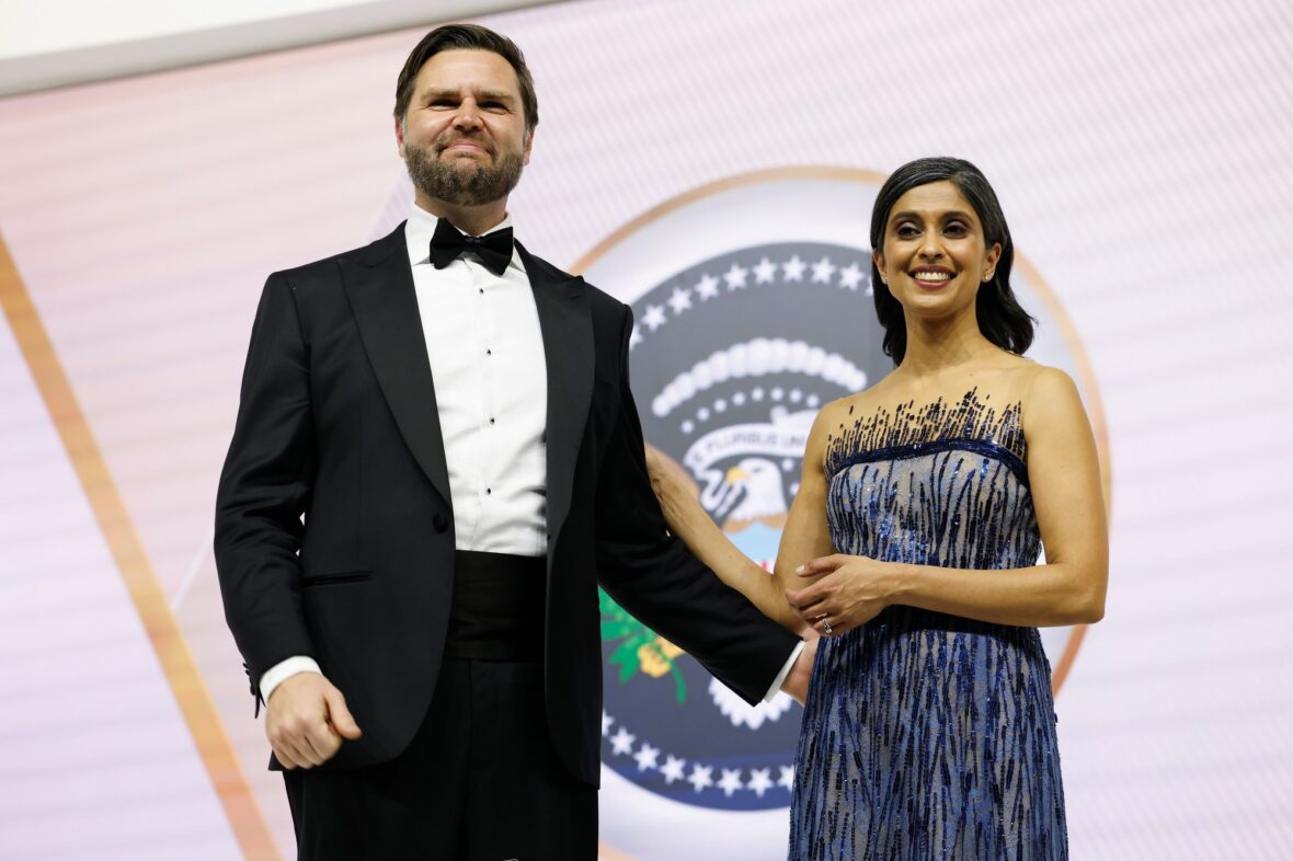 JD and Usha Vance at the Inauguration