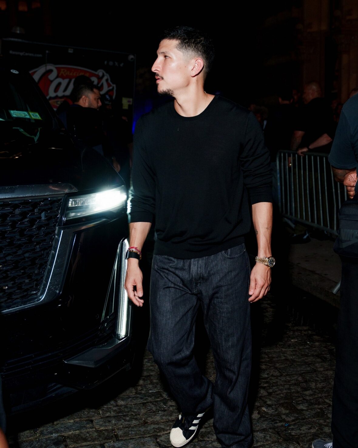 Danny Ramirez leaves Raising Cane's party in NYC