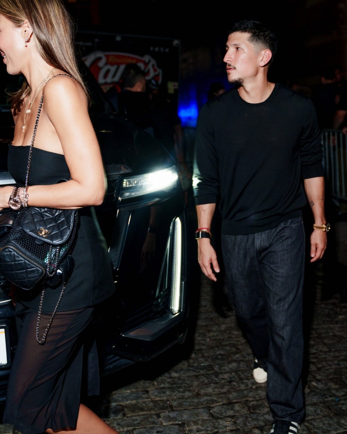 Jessica Alba and Danny Ramirez leave Raising Cane's party in NYC