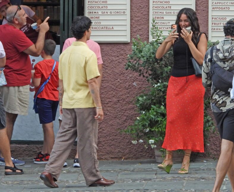 Joe Jonas and Tatiana Gabriela in Portofino