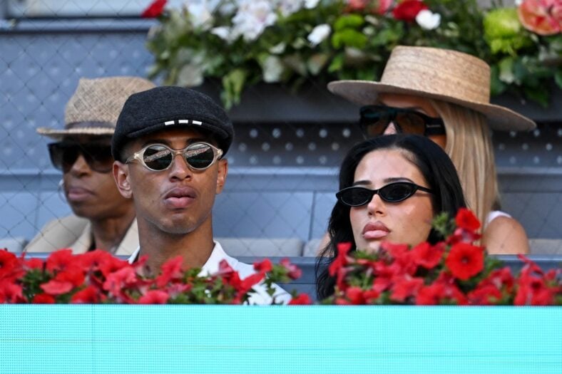 Jude Bellingham and Ashlyn Castro attending Mutua Madrid Open