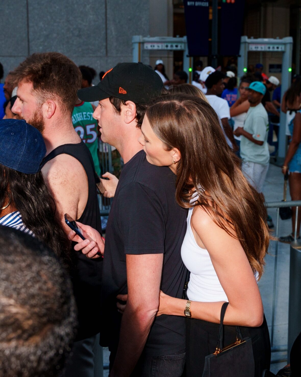 Karlie Kloss and Este Haim step out at Yankee Stadium on a double date