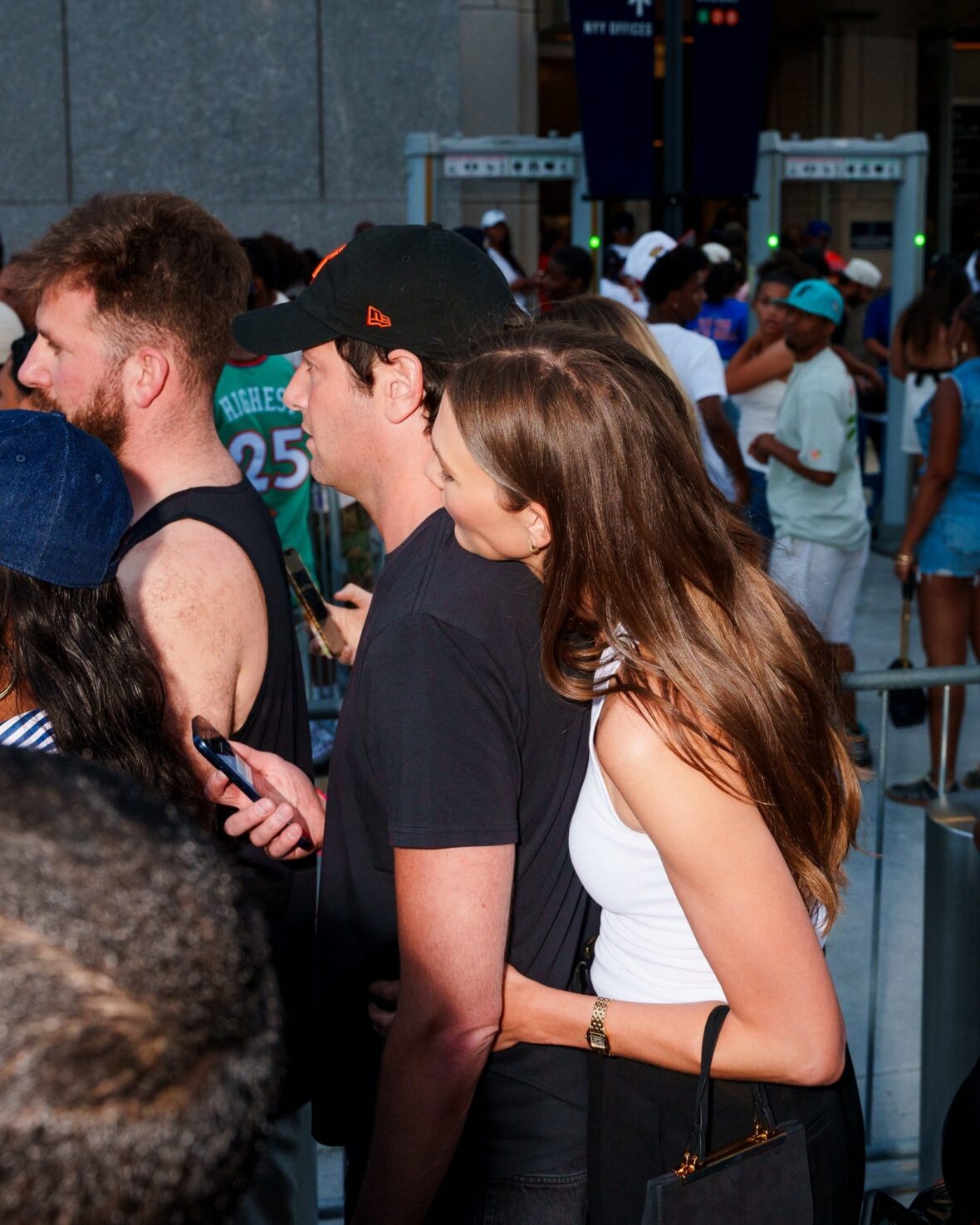 Karlie Kloss and Este Haim step out at Yankee Stadium on a double date