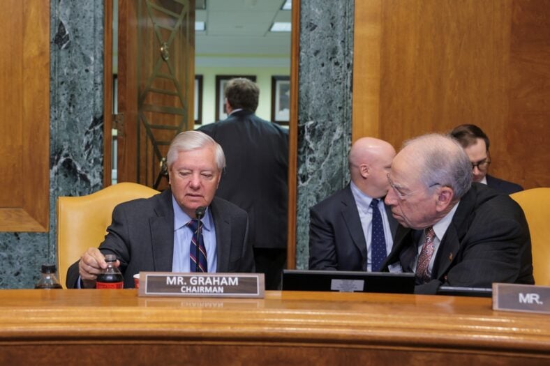 Lindsey Graham at a Senate Budget Committee meeting