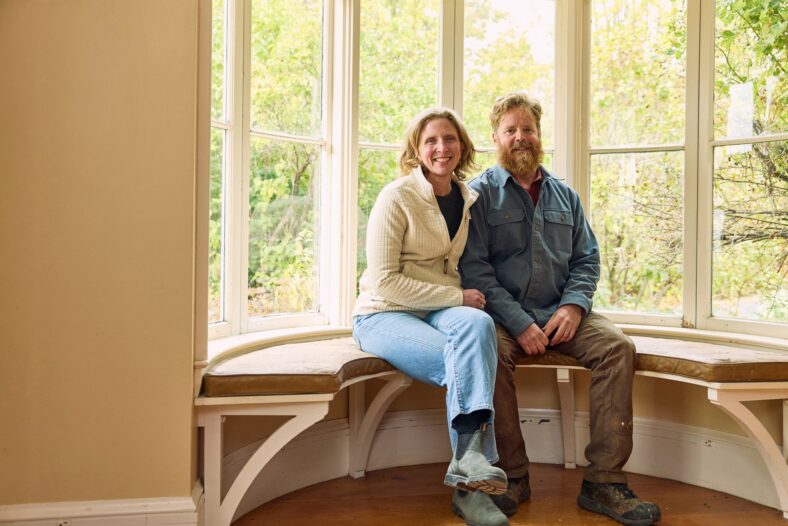 Photo of Sarah and Chase Morrill in Maine Cabin Masters: All In