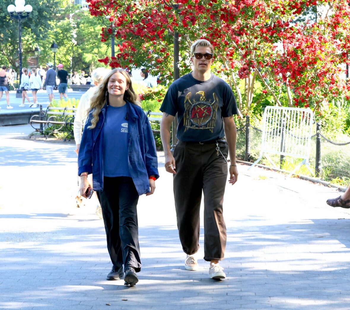Paul Anthony Kelly on set of American Horror Story