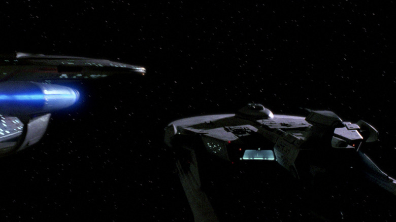 Two star ships in 