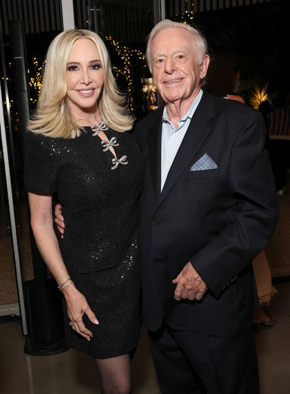 Shannon Storms Beador and Gene Storms at the RHOC season 20 premiere party