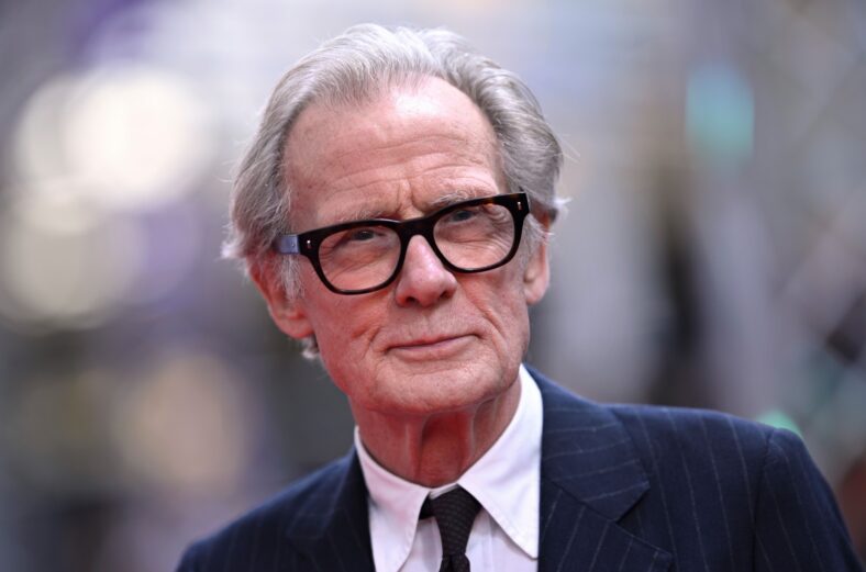 Medium close-up of Bill Nighy from an event.