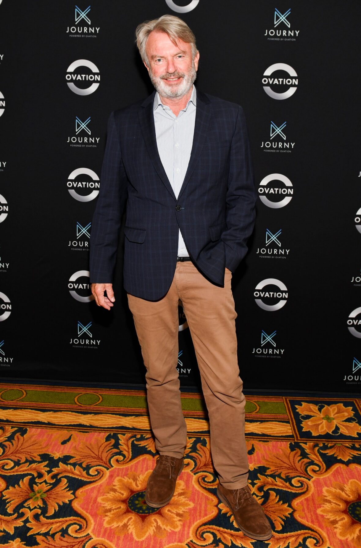 Sam Neill attends the 2019 Winter TCA Tour