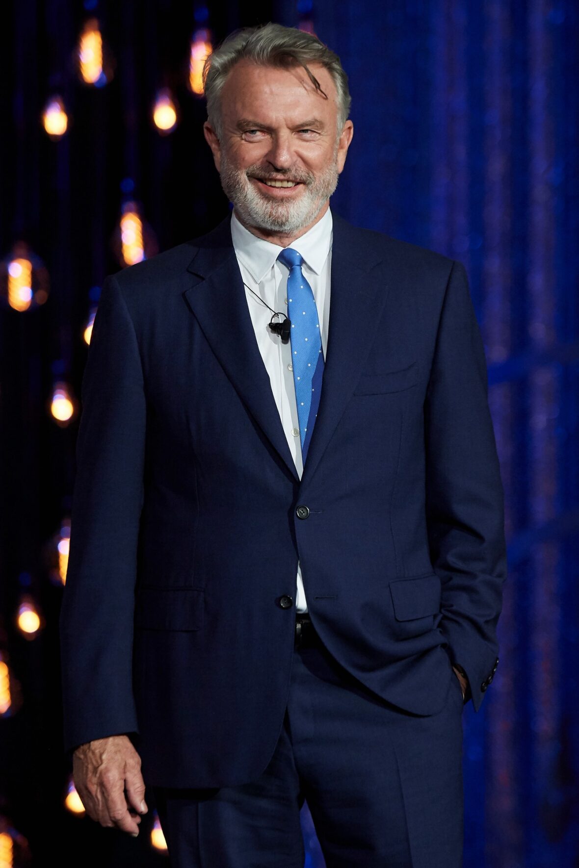 Sam Neill attends the 2019 San Sebastian Film Festival