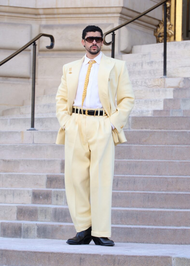 Bad Bunny at Schiaparelli Fashion Show