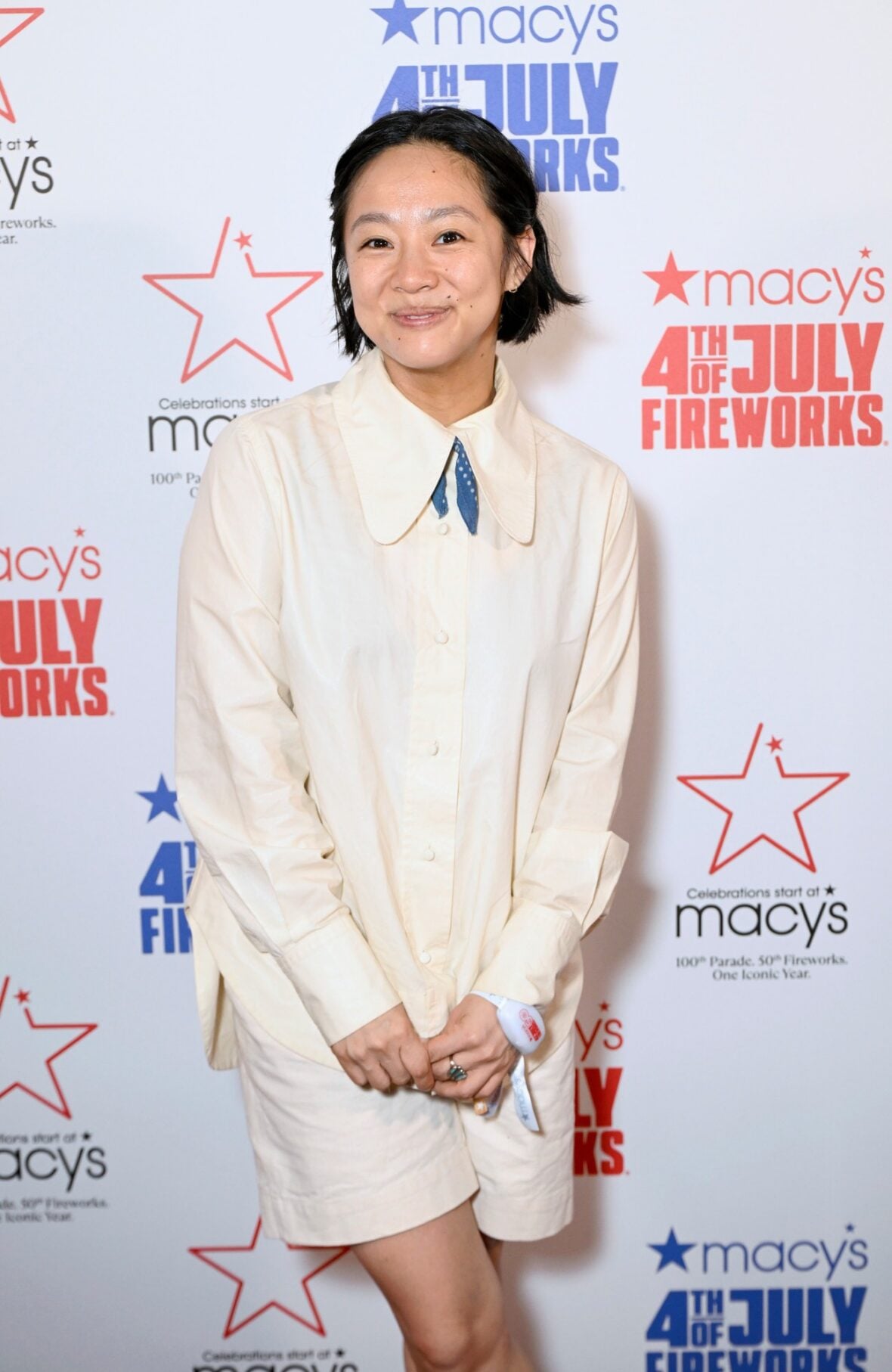 Stephanie Hsu attends Macy's 4th of July fireworks show