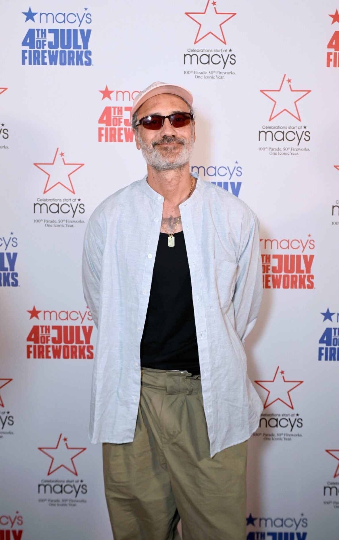 Taika Waititi attends Macy's 4th of July fireworks show