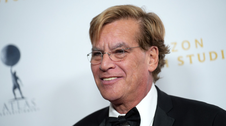 Aaron Sorkin on the red carpet