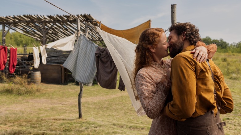 Caroline and Charles in Little House on the Prairie