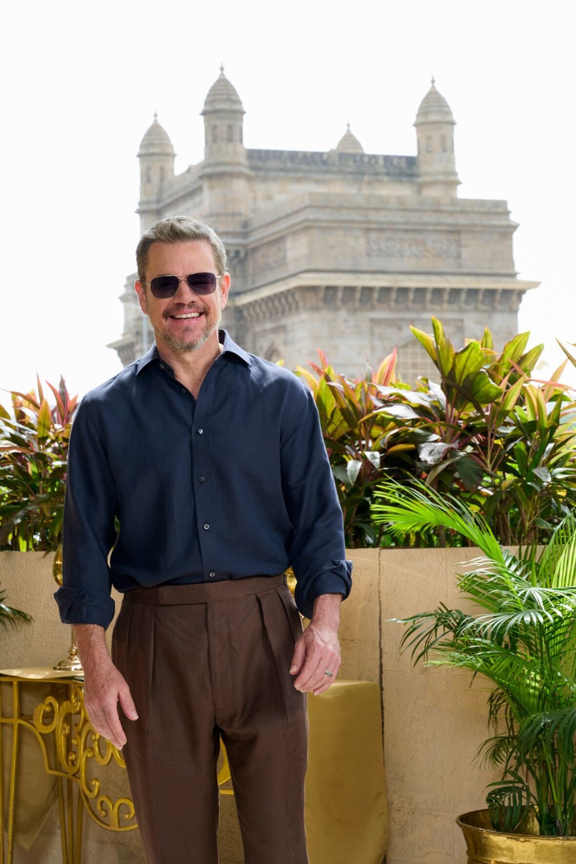 Matt Damon attends Mumbai photo call for The Odyssey