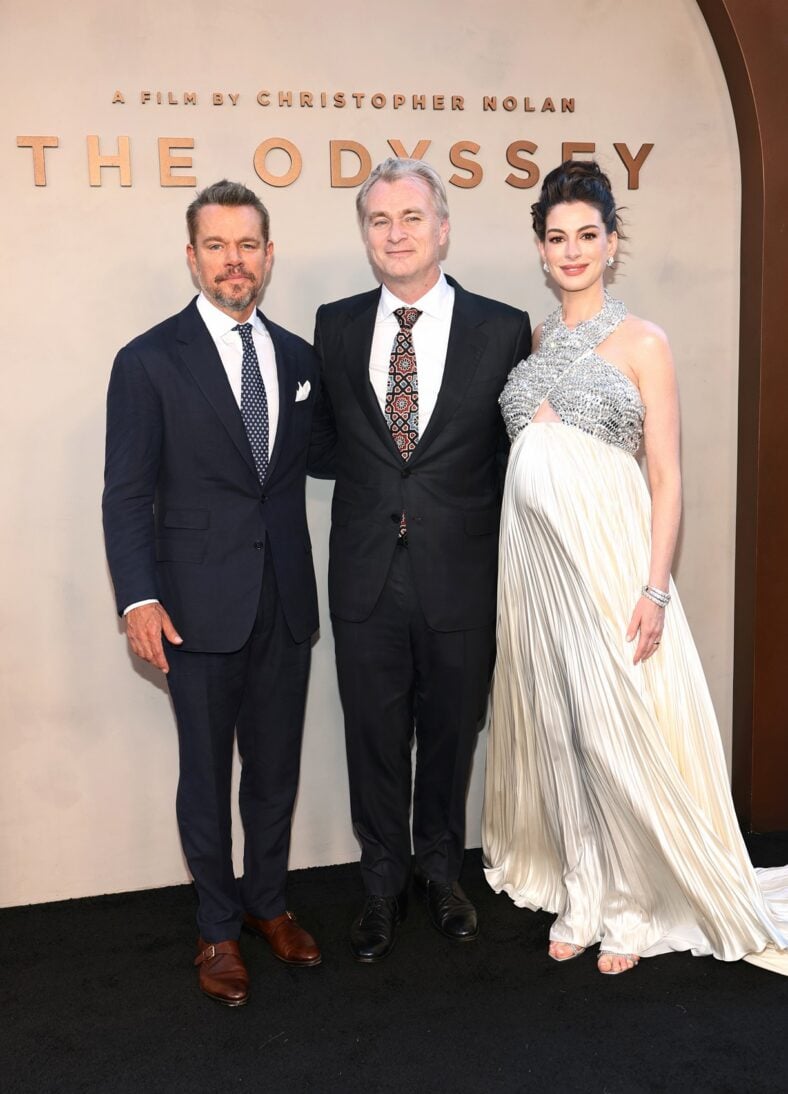 The cast of The Odyssey attends the NYC premiere at AMC Lincoln Square