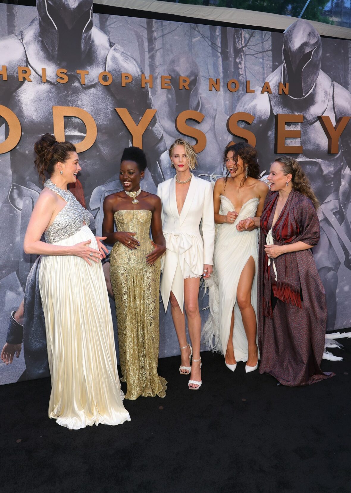 The cast of The Odyssey attends the NYC premiere at AMC Lincoln Square